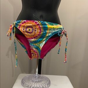 Colorful Tie-Dye Bikini Bottoms